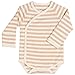 Niteo Baby Organic Cotton Kimono Onesie Bodysuit Long Sleeve with Side Snaps