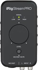 IK Multimedia iRig Stream Pro XLR/1/4in, phantom power, stereo RCA inputs view 3