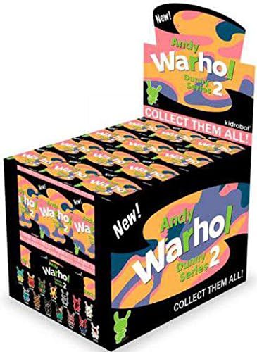 Andy Warhol Series 2 Dunny Vinyl Figures Kidrobot Display 24 Blind Boxes