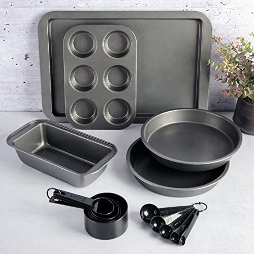 Gibson Home 95-Piece Kitchen in a Box Cookware, Dinnerware, Flatware, Bakeware, Kitchen Storage, Tools, and Cutlery Set - Teal