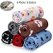 Comsmart Warm Paw Print Blanket/Bed Cover for Dogs and Cats, 6 Pack of 24x28 Inches primary