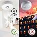 Smoke Detector,3 Packs Photoelectric Smoke Alarm Fire Alarm with Light Sound Warning 9V Battery (Included) Powered Fire Safety for Home Hotel School etc Passed UL Certification