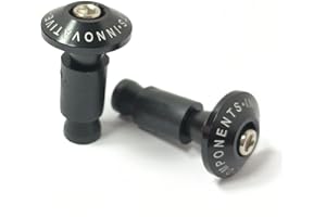 JCSUMRID 1 Pair 22mm 7/8'' Motorcycle Handlebar Bar End Plug Caps Universal Bar End Sliders Replacement for Dirt Bike Racing 