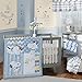 Lambs & Ivy My Little Snoopy 4 Piece Bedding Set, Multicolored