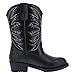 SmartFit Boy's Black Toddler Western Boot Toddler Size 8 Regular