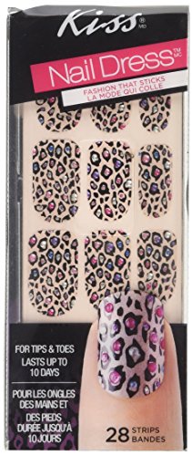 Kiss Nail Fashion Strips, 28 Piece
