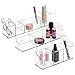 InterDesign Clarity Cosmetic Organizer Tote for Vanity or Medicine Cabinet – Perfect Storage for Makeup or Cosmetics, Large