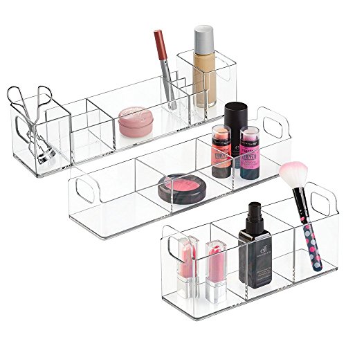 image for InterDesign 31520 Clarity Cosmetic Organizer Tote for Vanity or Medici