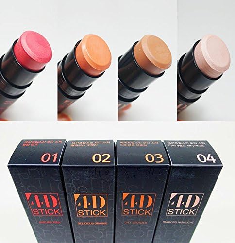 April Skin 4D Stick 8g(Multi Stick Blusher/Shader/Highloghter)/Korea Cosmetic (#3 Diet Bronzer)