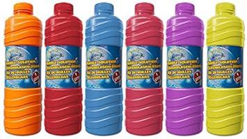 5 x Seifenblasenflüssigkeit Seifenblasen 1 Liter 2,40€/L Nachfüllflasche