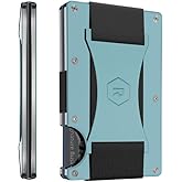 The Ridge Minimalist Slim Wallet For Women - RFID Blocking Front Pocket Credit Card Holder - Metal Wallet For women With Money Clip