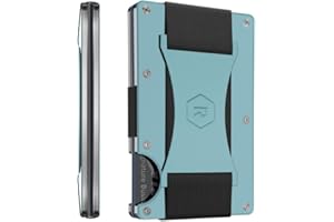 The Ridge Minimalist Slim Wallet For Women - RFID Blocking Front Pocket Credit Card Holder - Metal Wallet For women With Money Clip