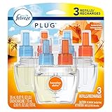 Febreze Plug Air Freshener Scented Oil Refill, Hawaiian Aloha, 3 Count