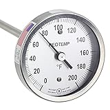 REOTEMP Heavy Duty Compost Thermometer - Fahrenheit (24 Inch Stem), Made in The USA
