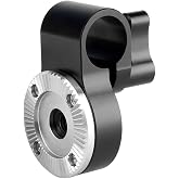 NICEYRIG Rosette Adapter Applicable for Camera Video Support System - 199 | with 15mm Single Rod Clamp, M6 Thread Rosette Mount