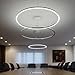 LightInTheBox LED Pendant Light Modern Design Living Ring Home Ceiling Light Fixture Flush Mount Pendant Light Chandeliers Lighting Voltage 110-120V for Living Room Bedroom Hotel Office