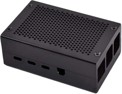 Milageto Para Raspberry Pi 4 Shell Caja De Disipador De Calor De Gabinete De Aleación De Aluminio Resistente