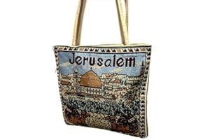 LION OF JUDAH MARKET Jerusalem Camel Handmade Hand-Bag Hand Bag Zipper Holy Land