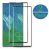 [2Pack] Samsung Galaxy Note 10 +/Note 10 Plus Screen Protector, Tempered Glass Anti-Scratch, Bubble Free and Case Friendly, 3D Curved Edge, Screen Protector Compatible Note 10 +/Note 10 Plus