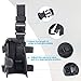 aokur Adjustable Hunting Right Handed Leg Holster Tactical Waterproof Airsoft Pistol Gun Drop Leg Thigh Holster (Black Right Side)