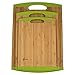 Zenware® 3 Piece Triple-Ply Warp Resistant All Natural Bamboo Cutting Board Set - Choose Your Size (Lightweight Medium Bamboo Cutting Board Set)