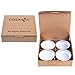 Cosnos 8 Pcs Regular Mouth Mason Jar Lids Decorative Metal Jar Lids Compatible with Mason Jars Canning Jars, Assorted 4 Colors