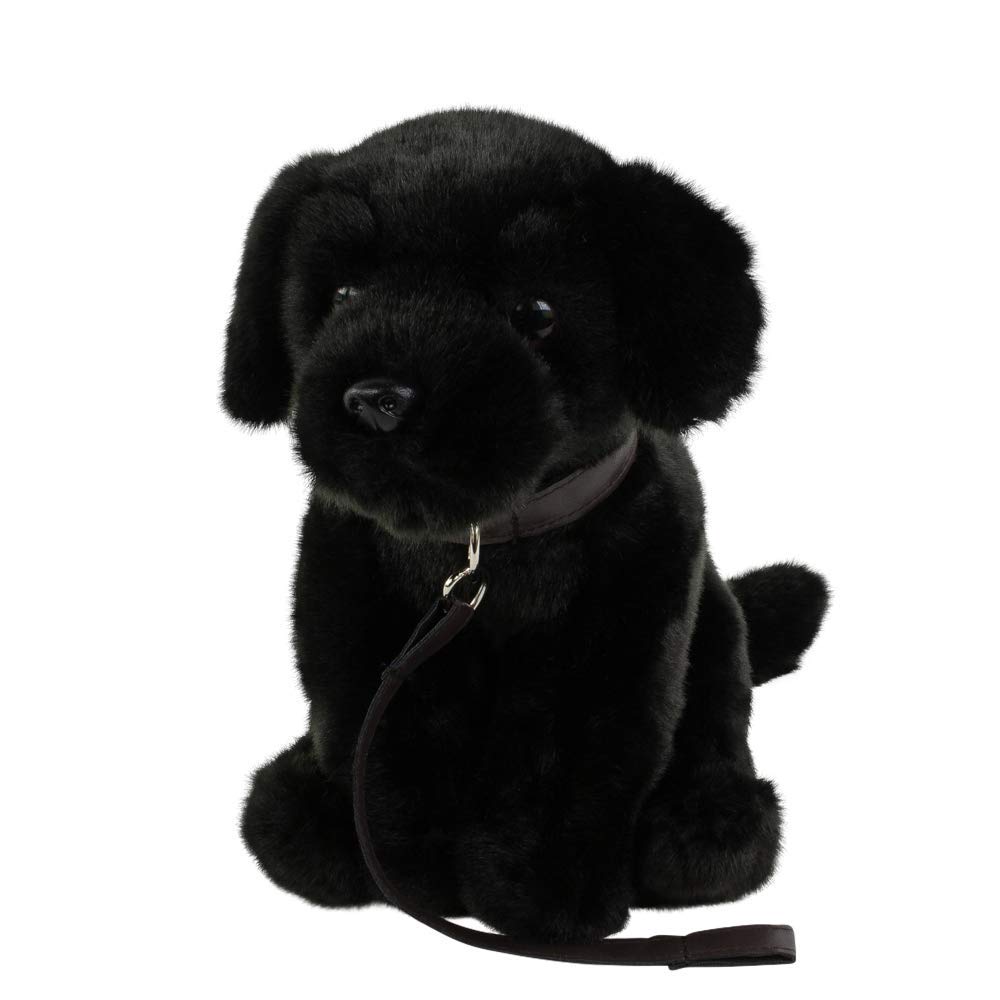 Teddys Rothenburg Labrador Black Cuddly Toy 35 cm Plush Toy Dog