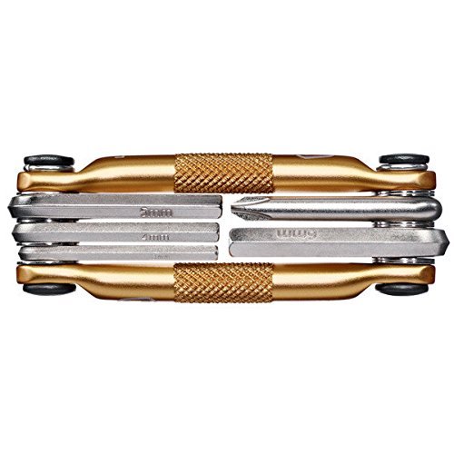 Crank Brothers Multi-5 Tool Bike tools & maintainance - Gold, Each by Crank Brothers