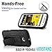 Moto E Case, (2015 2ND GEN), Motorola Moto E Case, Starshop[Heavy Duty] Dual Layers with Kickstand and Locking Belt Clip with Screen Protector Black