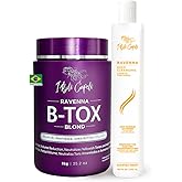 I Belli Capelli Ravenna Blond B-tox Hair Treatment Kit - 1kg/35.02 oz Hair B-tox + 300ml/10.1 fl.oz Anti-Residue Clarifying Shampoo for Longer Effect