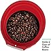 Vremi Electric Coffee Grinder - 150 Watt Portable Coffee Bean Grinder with Easy Touch Settings Stainless Steel Blades - Grinds Coarse Fine Ground Beans for 12 to 14 Cups of Coffees - Red