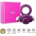 Vibrating Cock Ring 10 Vibration- Settings Stimulate Penis, Vagina & Clit - Sex Toy Suitable for Men and Couples - Waterproof & Discreetly Packaged Adult Toy, Purple, Lyps Eros