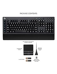Teclado para juegos mecánico inalámbrico Logitech G613 Lightspeed, Multihost 2.4GHz + Blutooth Connectivity