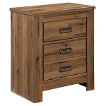 Ashley Furniture Signature Design – Cinrey Nightstand – Medium Brown