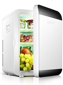 LYYAN Mini Fridge 12l Mini Fridge,Small Home Dormitory Single Door Refrigerator car Dual car Cooler Mini Compact Refrigerator Portable Fridge-A 30x24x35cm (Color : A, Size : 30x24x35cm(12x9x14inch))
