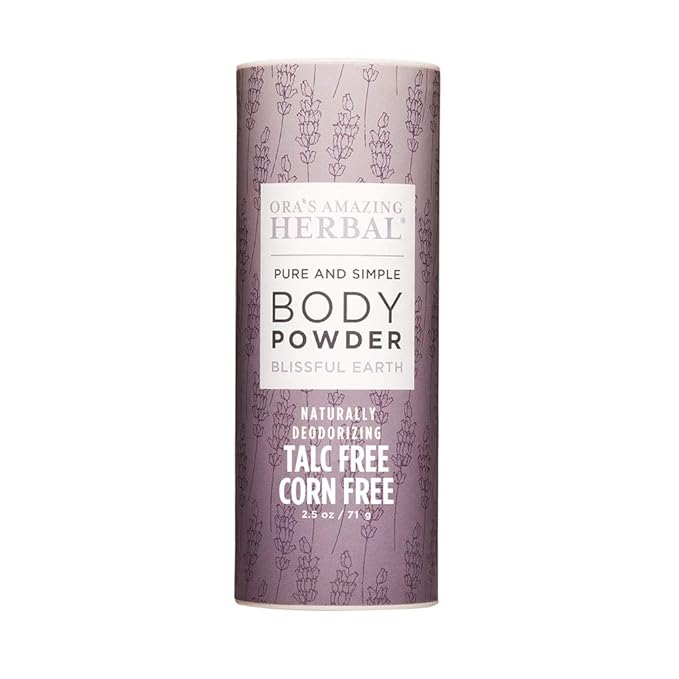 simple talcum powder