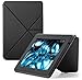 Amazon Kindle Fire HD Standing Polyurethane Origami Case (only fit 3rd generation), Mineral Black