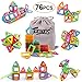 Tomons Magnetic Blocks for Kids, 76 Pcs Magnet Building Tiles Block Construction Toys, Creativity Kids Educational Toys Kid Brain Games STEM Toys for Girls and Boys