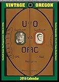 Oregon Ducks 2016 Vintage Football Calendar by