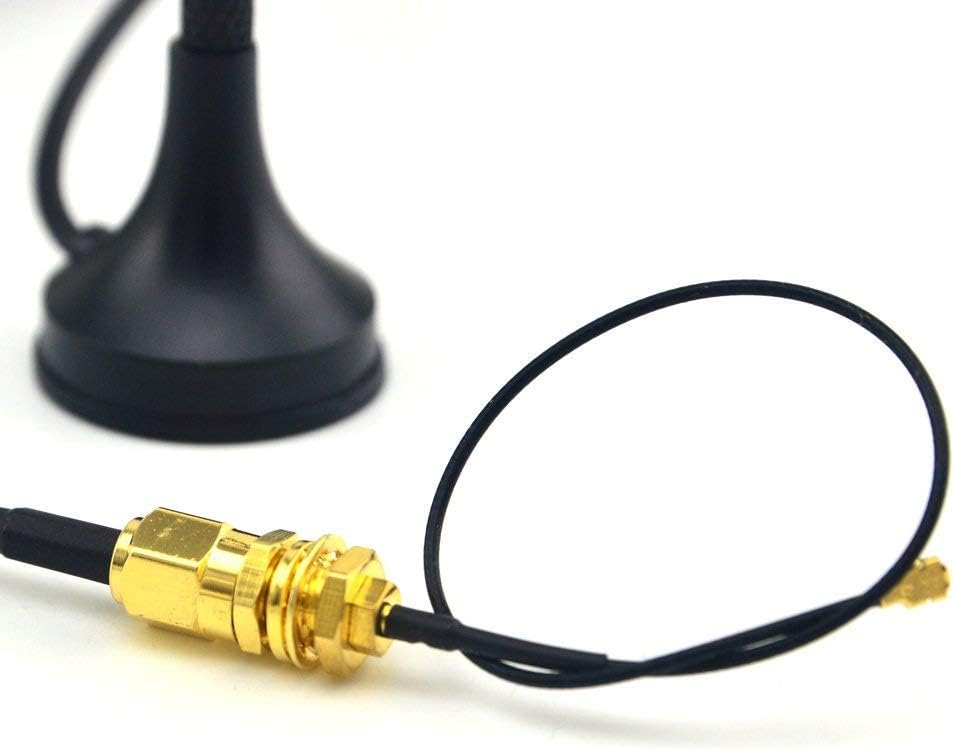 5dbi 433MHz WiFi Antenna Omni-Directional SMA Male Magnetic Base Antenna + U.FL IPX to SMA Female Pigtail Cable for Car Vehicle Mounte Digital Homematic CCU3 CCU2 CC1101 Ham Radio - Image 5