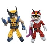 Minimates: Marvel vs Capcom 3 Series 2 Wolverine vs Viewtiful Joe Action Figure 2-Pack by Art Asylum