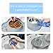 Dog Food Bowls, Stainless Steel Dog Bowls and Pet Bowls with No-Spill and Non-Skid Mat Feeder Bowls Suittable for Dogs Cats and Pets