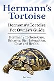 Image de Hermann’s Tortoise Owner’s Guide. Hermann’s Tortoise book for Diet, Costs, Care, Diet, Health, Behavior and Interaction. Hermann’s Tortoise Pe