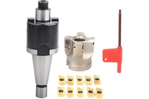 NT30 FMB22 CNC Milling Cutter Milling Inserts,Face Milling Cutter,50 Knife Disc Face End Mill,APMT1604 CNC Machine Tools (10x