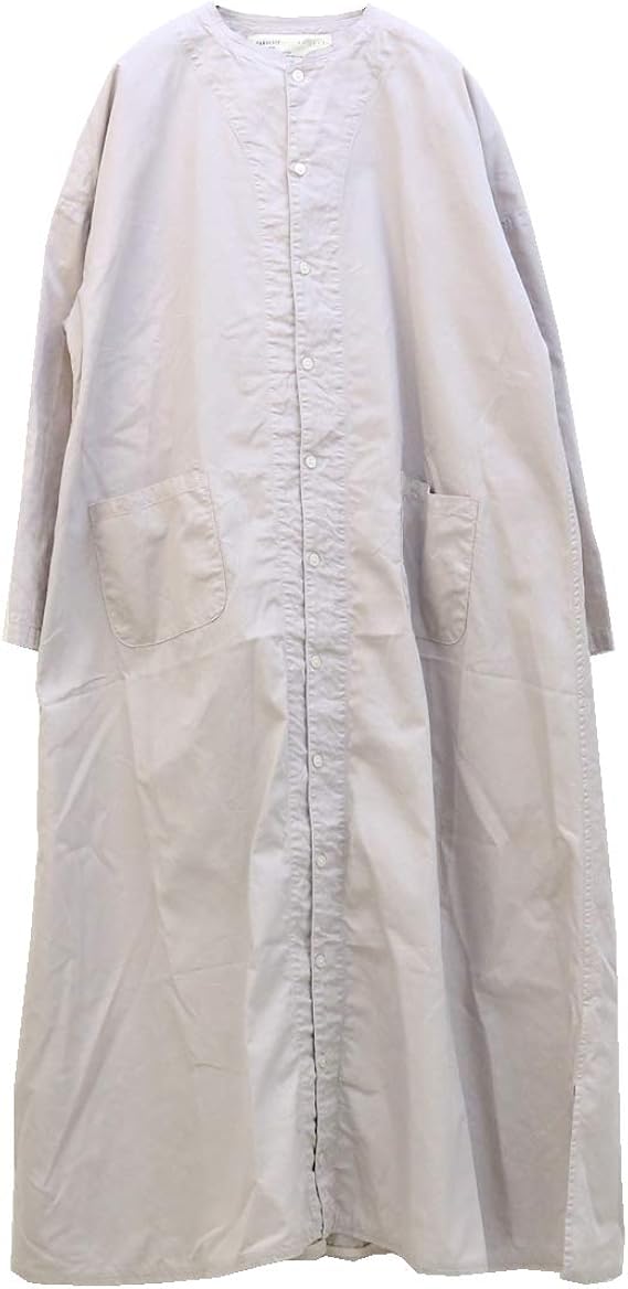 Amazon ハーベスティ Harvesty コットンサテンアトリエローブ 01 春夏 ワンピース ロング 羽織 前開き レディース ワンピース チュニック 通販