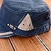 ETOSELL Men Women Adjustable Army Plain Vintage Hat Cadet Military Baseball Cap Blue