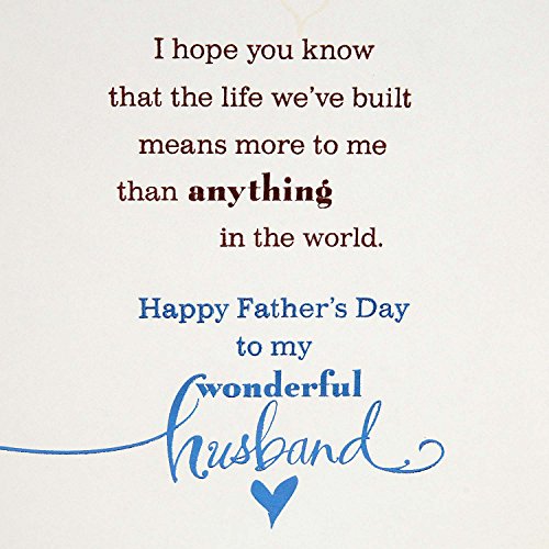 The Life Weve Built Hallmark Romantic Fathers Day Card For Husband Office Products Cards Card Stock Kudosprs Com