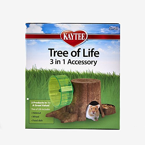Kaytee Tree of Life 3-in-1 Pet Habitat Accessory, Small