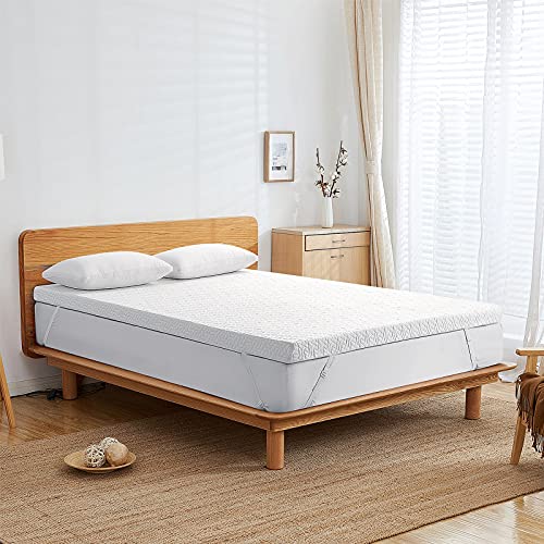 Mattress Toppers for Queen beds ，Queen Size Cooling Mattress Pad Cover