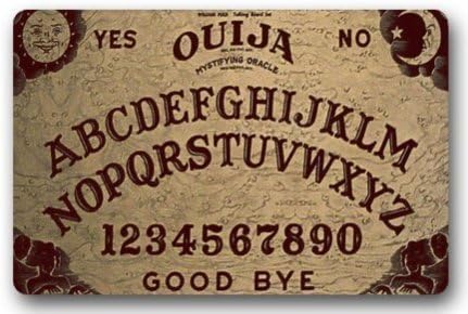 longkouishilong Custom Ouija Board Door Mat Art Design Carpet Floor Hall Bedroom Cool Pad Fashion Rug 23.6"(L) x 15.7"(W) I182 DoormatFloor Mat Indoor/Outdoor Mats